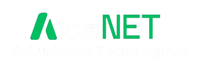 Logo AlcaNET, desarrollo web y branding en Medellín